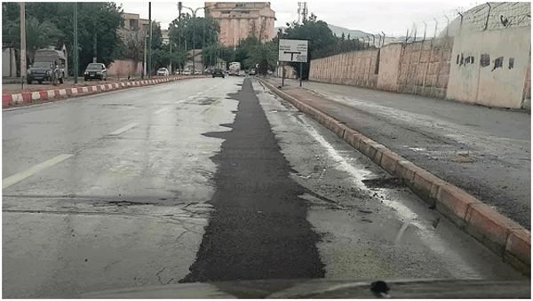 قالمـــــــــة: انطلاق إصلاح الطرقات المتضررة من تجديد شبكات المياه 
