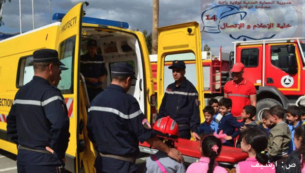 الحماية المدنية تزامنا مع الدخول المدرسي: جهاز عملياتي ميداني لمرافقة التلاميذ وضمان سرعة الاستجابة 