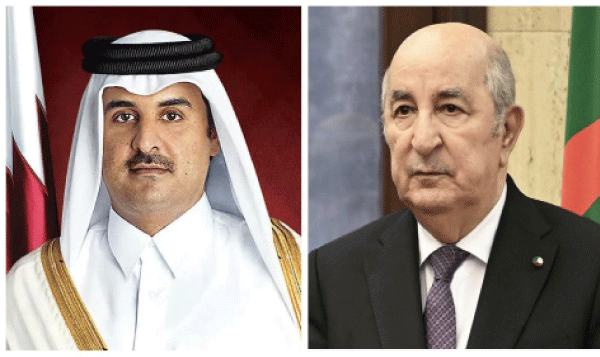 أجريا مكالمة هاتفية اتفقا خلالها على لقاء قريب يجمعهما: رئيس الجمهورية يحيي جهود أمير قطر لصالح فلسطين