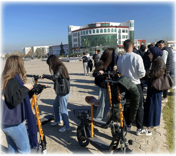 إقبال كبير على استخدامها: سكوترات كهربائية لتنقـلات الطلبة داخل جامعة قسنطينة 3