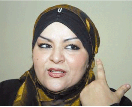 الفنانة نعيمة عبابسة للنصر